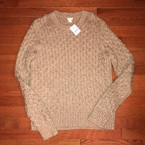 Gorgeous brand new gold J. Crew sweater
